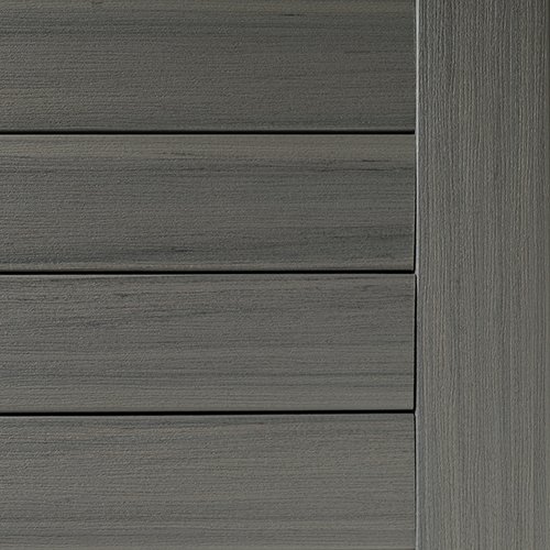 Composite Deck Designs TimberTech Sea Salt Gray Prime Plus Collection EDGE Decking Swatch Image