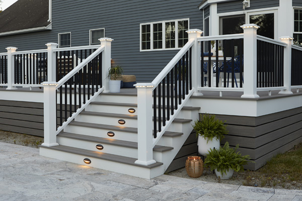 TimberTech Premier Rail White Classic Composite Series Railing Beauty gallery 1